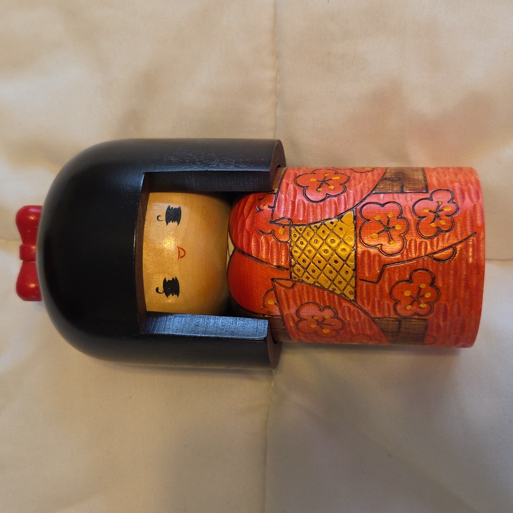 NEW! Vintage Young Kokeshi Doll